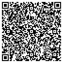 QR code with P & W Storage contacts