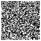 QR code with H I H Shutter Design contacts