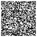 QR code with P & A Self Storage contacts