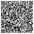 QR code with B & F Mini Storage contacts
