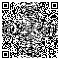 QR code with B K Decks contacts
