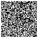 QR code with P E Rollins contacts