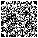 QR code with 3 D Vision contacts