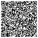 QR code with M & E Self Storage contacts