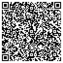 QR code with B & C Self Storage contacts