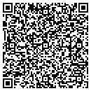 QR code with H & R Batterys contacts