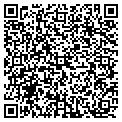 QR code with B & F Tatooing Inc contacts
