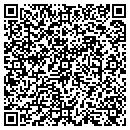 QR code with T P & W contacts