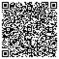 QR code with D & L Locksmith contacts