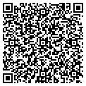 QR code with B & J Bowl contacts