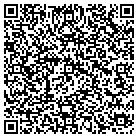 QR code with M & J Art & Frame Gallery contacts