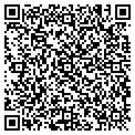 QR code with D & E Farm contacts