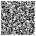 QR code with B B & T contacts