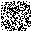 QR code with 3 D Fitness LLC contacts