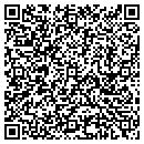 QR code with B & E Electronics contacts