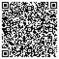 QR code with B & J Bar contacts