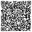 QR code with C C & P contacts