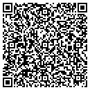 QR code with P & E Plumbing Co Inc contacts