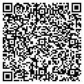 QR code with B & F contacts