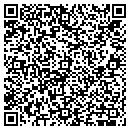QR code with P Hunter contacts