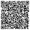 QR code with B B & T contacts