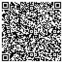 QR code with B & F House of Pizza contacts