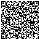 QR code with B & G Custom Lighting contacts