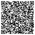 QR code with B C B G contacts