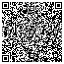 QR code with K & B Kwik Stop contacts