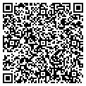 QR code with B & K Lockers contacts