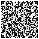 QR code with P J's Plus contacts