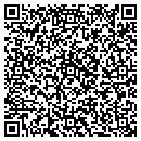 QR code with B B & J Printing contacts
