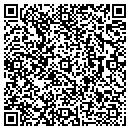QR code with B & B Blinds contacts
