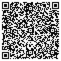 QR code with B & W contacts