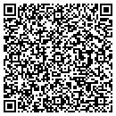 QR code with 3 Day Blinds contacts