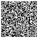 QR code with 3 Day Blinds contacts