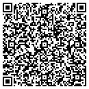 QR code with H & H Audio contacts