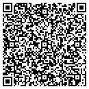 QR code with H Beauty Supply contacts