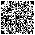 QR code with K M List contacts