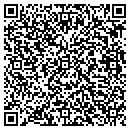 QR code with T V Printing contacts