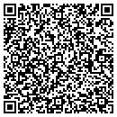 QR code with P & R Farm contacts
