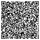 QR code with V & S Machining contacts