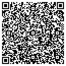 QR code with P J Canvas contacts