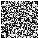 QR code with P & F Textile Inc contacts