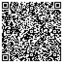 QR code with P Mela Inc contacts