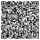 QR code with K & B Threads contacts
