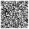 QR code with B & H Floors contacts