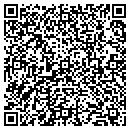 QR code with H E Karges contacts