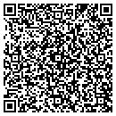 QR code with H & E Clocks Inc contacts
