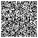 QR code with P E Gilligan contacts